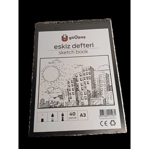 GÜRPAŞ ESKİZ DEFTERİ A3 40YP