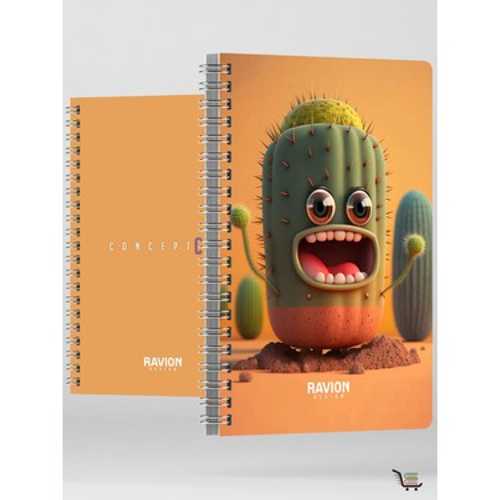 RAVİON MOTİFLİ DEFTER 96YP 17X24CM