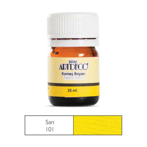ARTDECO KUMAŞ BOYASI 25ML SARI 101