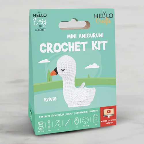 H.CRAFTS TIĞ İŞİ MİNİ AMİGURUMİ KİTİ-SYLVİE