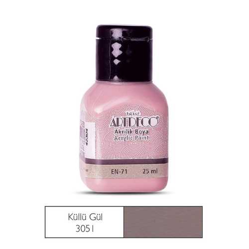 ARTDECO AKRİLİK BOYA 25ML 3051 KÜLLÜ GÜL