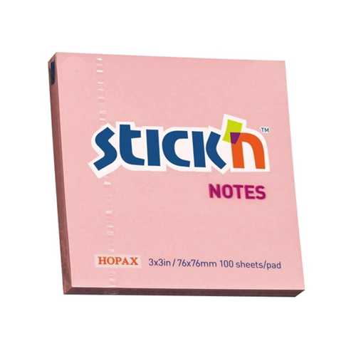 HOPAX STİCKN YAPIŞKANLI NOT KAĞIDI 76X76 P.PEMBE