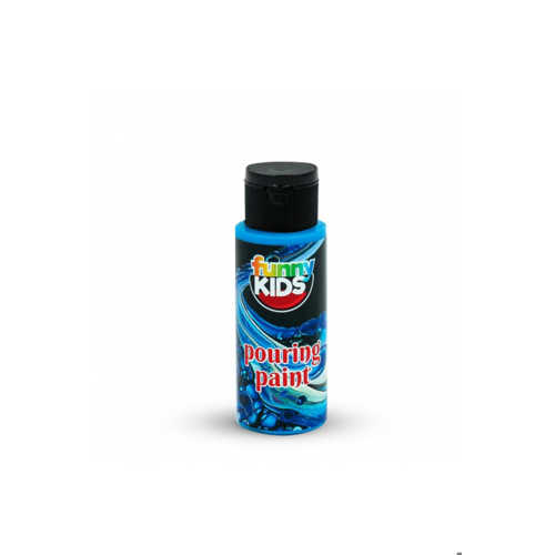 FUNNY KİDS POURING AKRİLİK BOYA 70CC MAVİ
