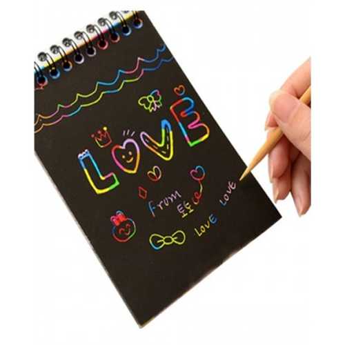 SCRATCH NOTE KAZIMA DEFTERİ A5 14X20 +1 KALEM