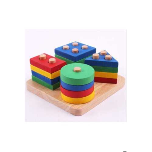 PASAJDANAL AHŞAP BULTAK GEOMETRİK ŞEKİL YERLEŞTİRME TANGRAM HEDİYELİ