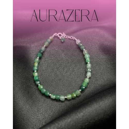 AVENTURIN TAŞLI GÜMÜŞ ÖZEL TASARIM BILEKLIK | L’ATELIER SELECTION