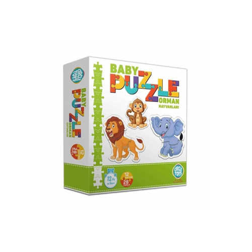 CİRCLE BABY PUZZLE ORMAN HAYVANLARI 28PRÇ CT021