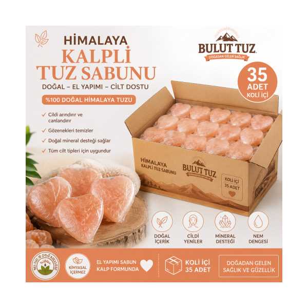 HİMALAYA KALPLI TUZ SABUN