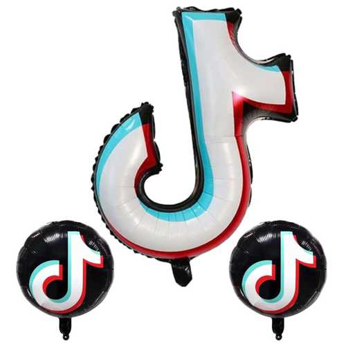 RPS FOLYO BALON TİKTOK SETİ 3LÜ 28"