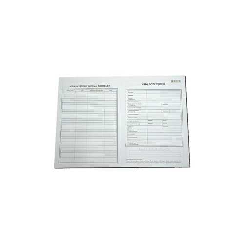 ALTINYILDIZ KİRA KONTRATI 100LÜ PAKET