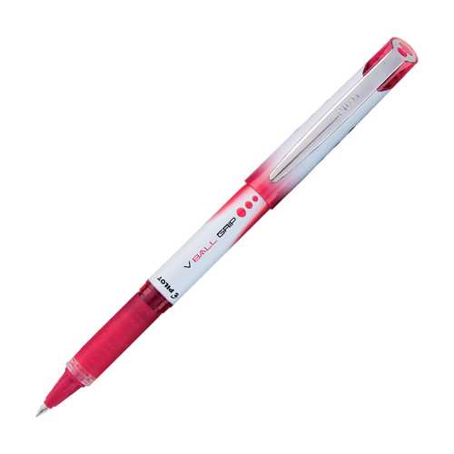 PİLOT ROLLER KALEM V-BALL GRİP 0.5 MM KIRMIZI