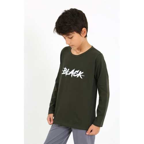 ERKEK ÇOCUK UZUN KOL PENYE PIJAMA TAKIM HAKI