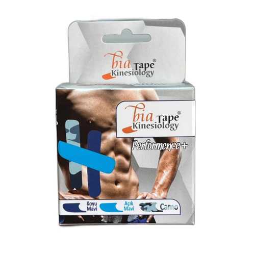 BİA TAPE KİNESİOLOGY AĞRI BANDI 5CM*5 MT AÇIK MAVİ
