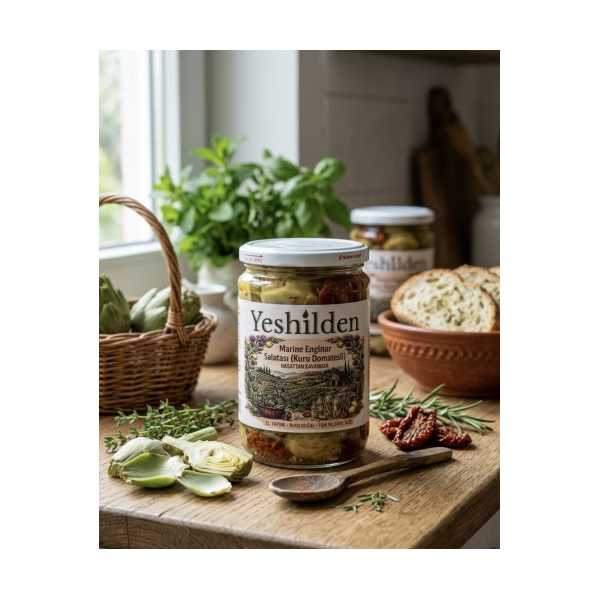 MARİNE ENGİNAR SALATASI (KURU DOMATESLİ) (650G)