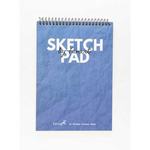 FANART AC.SKETCH PAD A5 MAVİ 80GR SPİRALLİ 50YP