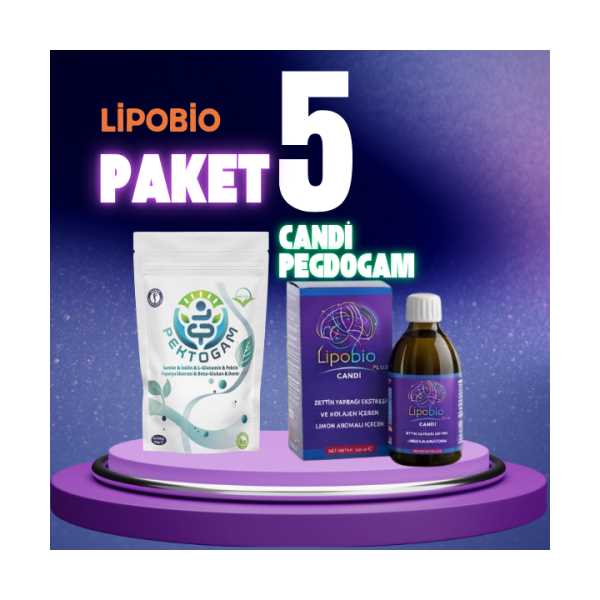 LİPOBİO PAKET 5 PEKTOGAM (300 GR) + CANDİ (300 ML) 