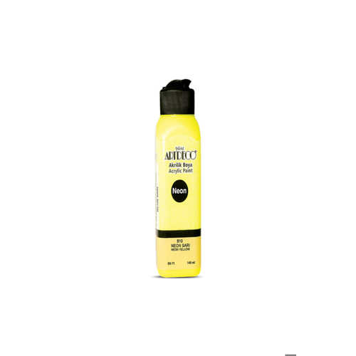 ARTDECO NEON AKRİLİK BOYA 140ML 910 SARI