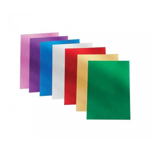 SİNGLE COLOR METALİK FON KARTONU 10LU KARIŞIK