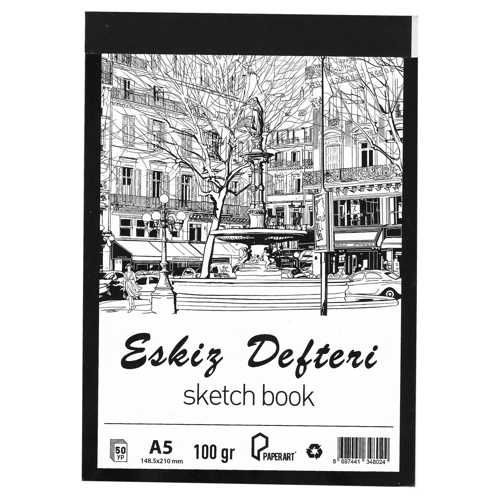 PAPERART ESKİZ DEFTERİ A5 100GR 50YP