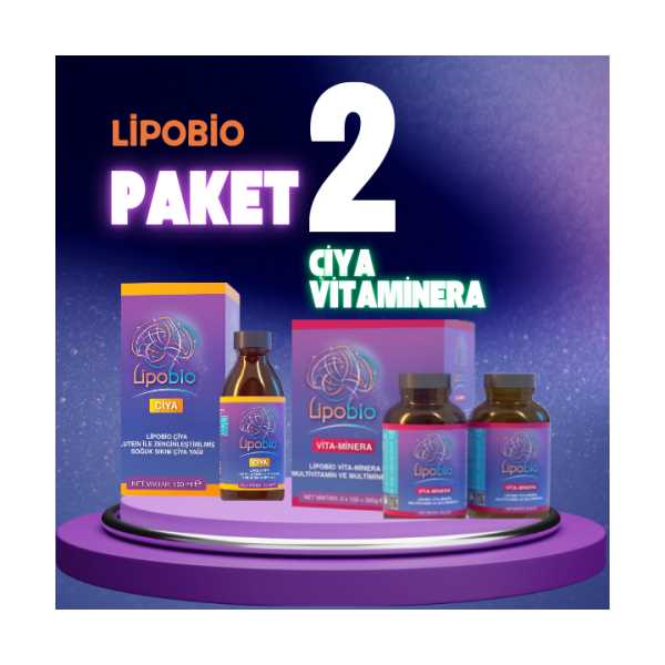 LİPOBİO PAKET 2 - (VİTA MİNERA (300 ML) + ÇİYA (150 ML) )