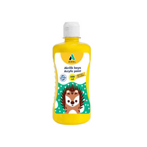 ADEL AKRİLİK BOYA 500ML SARI