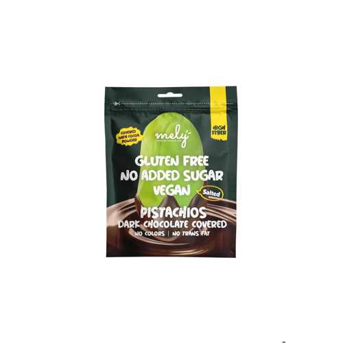 GLUTENSİZ SEKER ILAVESIZ VEGAN CIKOLATA KAPLI PREMIUM TUZLU ANT. FIST 50GR