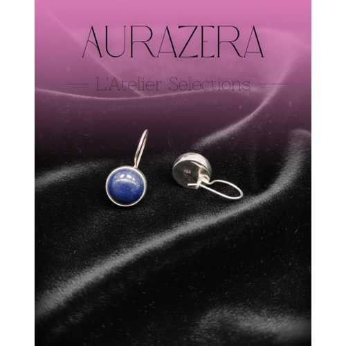 ÖZEL TASARIM LAPIS LAZULI GÜMÜŞ KÜPE – L’ATELIER SELECTION