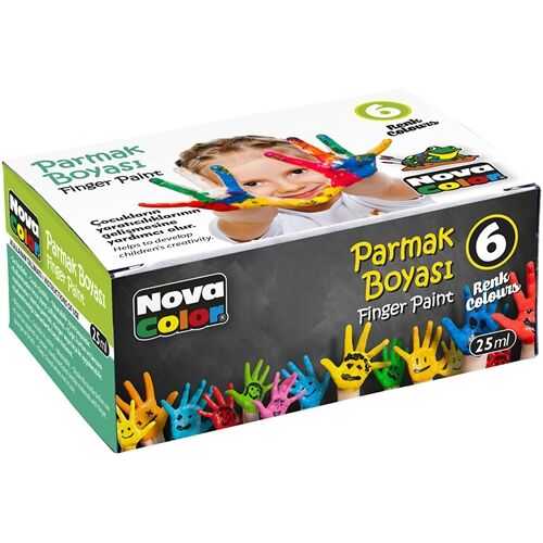 NOVA COLOR PARMAK BOYASI 25ML 6 RENK