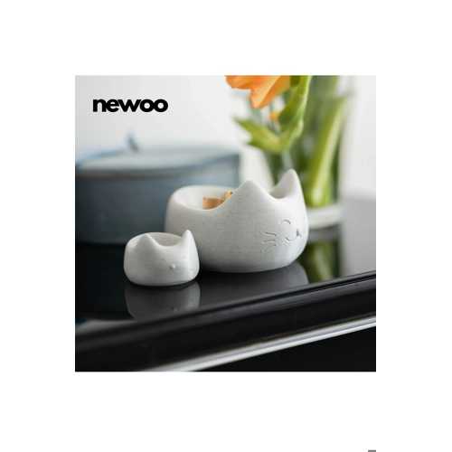 NEWOO MERMER GÖRÜNÜMLÜ DEKORATİF KEDİ BİBLO KASE TAKIMI - EV IÇİ ANAHTARLIK