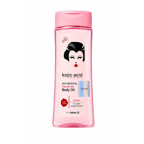 KOJIC ACID SECRET WHITE VITAMIN B3 BODY OIL 200 ML – SKIN LIGHTENING VÜCUT YAĞI