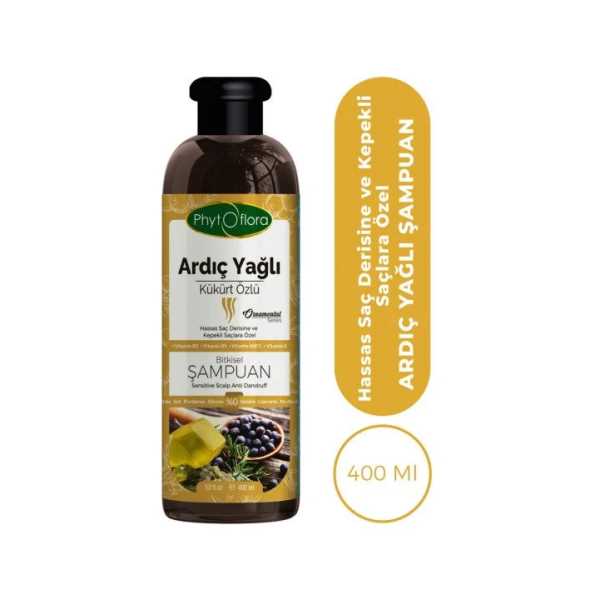   PHYTOFLORA TUZSUZ H. SAÇ DERİSİ, KEPEKLİ SAÇLARA ÖZEL ARDIÇ YAĞLI BİTKİSEL ŞAMPUAN -400 ML