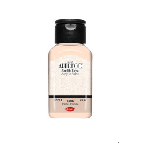 ARTDECO AKRİLİK BOYA 75ML PASTEL PEMBE 3006