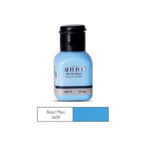 ARTDECO AKRİLİK BOYA 25ML 3609 BULUT MAVİ
