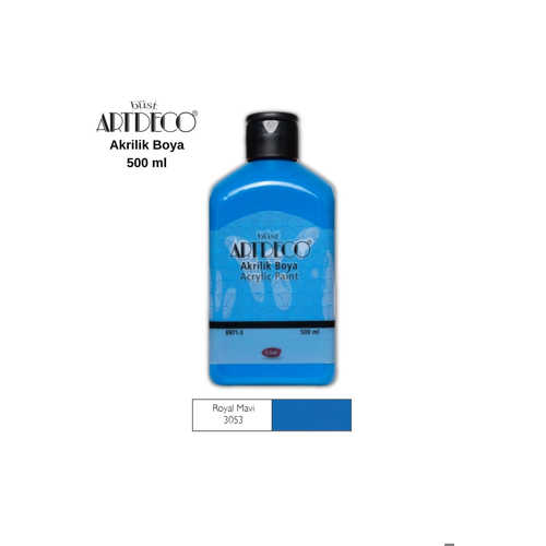 ARTDECO AKRİLİK BOYA 500ML 3053 ROYAL MAVİ