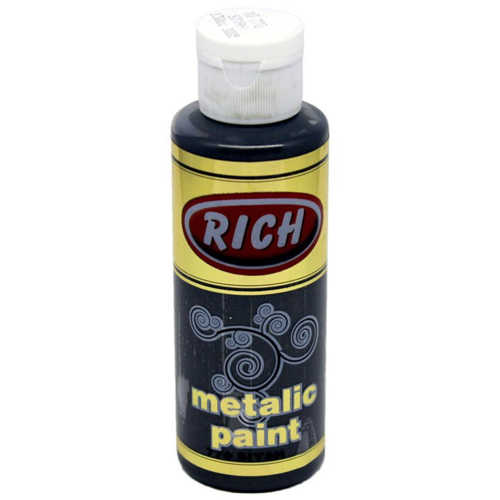 RİCH METALİK AKRİLİK 120ML 770 SİYAH