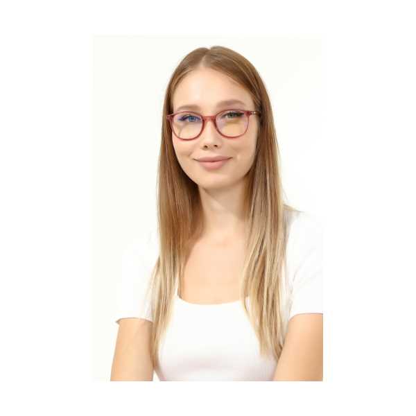 BAHAM GÜL KURUSU UNİSEX ŞEFFAF MAVİ IŞIK KORUYUCU EKRAN GÖZLÜĞÜ(48-21-145 ORTA ÖLÇEKTE VE HAFİF)