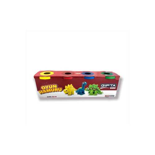 GIPTA OYUN HAMURU 4X120GR 4 RENK