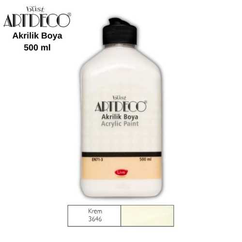 ARTDECO AKRİLİK BOYA 500ML 3646 KREM