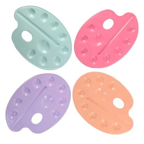 OPS RP 110R 27CM GODELİ OVAL RESİM PALETİ RENKLİ