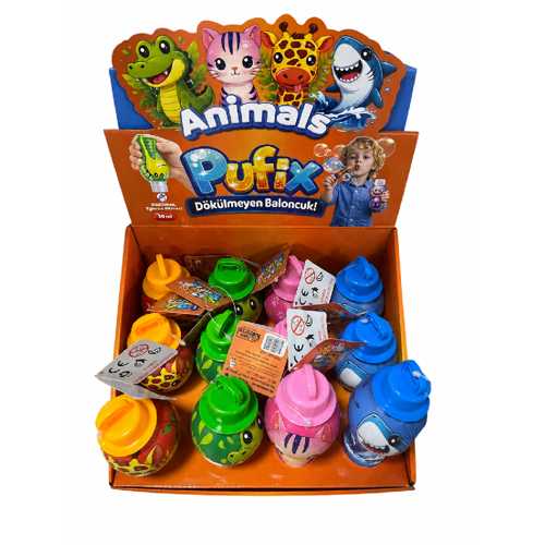 PUFİX DÖKÜLMEYEN BALONCUK HAYVAN SERİSİ