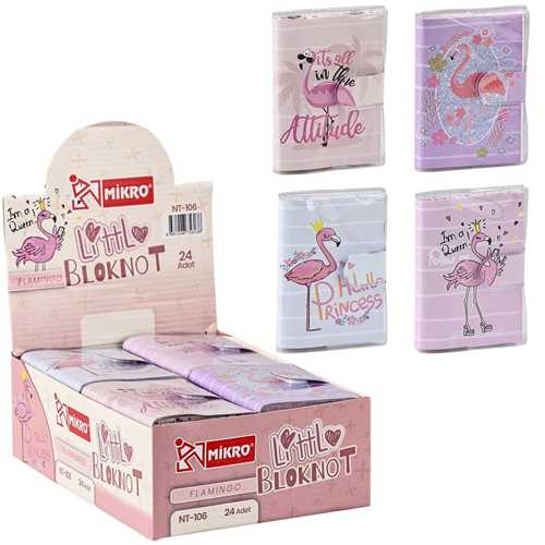 MİKRO FLAMİNGO NOT DEFTERİ ÇİZGİLİ  NT-106 -24-