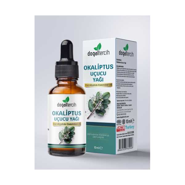 DOĞALTERCİH OKALİPTUS YAĞI 10 ML , KATKISIZ SEYRELTİLMEMİŞ %100 SAF VE DOĞAL OKALİPTÜS YAĞI