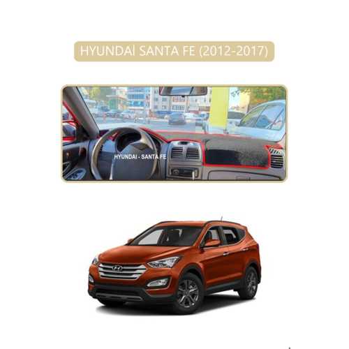 HYUNDAİ SANTA FE 2012-2017TORPİDO KORUMA HALISI BEJ KENAR