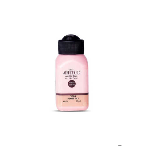 ARTDECO METALİK AKRİLİK BOYA 75ML PEMBE İNCİ 3764