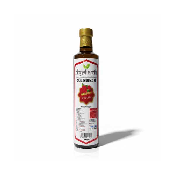 DOĞALTERCİH İÇİLEBİLİR DOĞAL FERMANTASYON GÜL SİRKESİ 500 ML