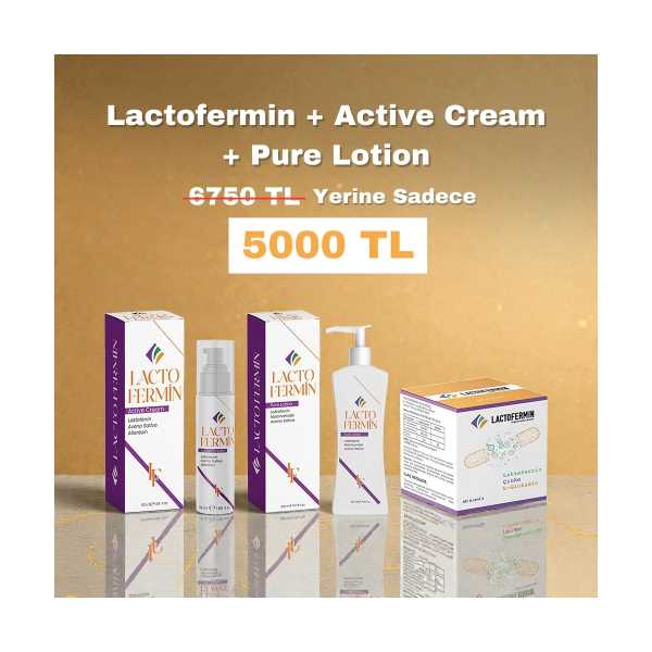 LACTOFERMİN KAPSÜL  + KREM+LOSYON