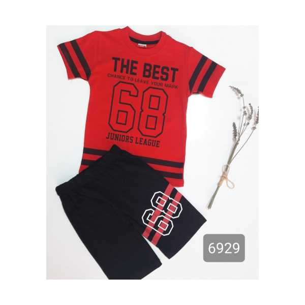 THE BEST 68 ŞORTLU KIRMIZI SİYAH TAKIM TUHFETOWER