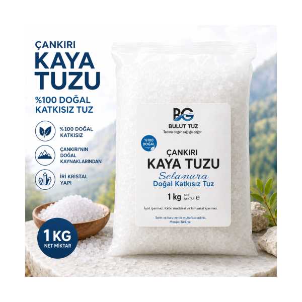ÇANKIRI SALAMURA İRİ TUZ 1 KG