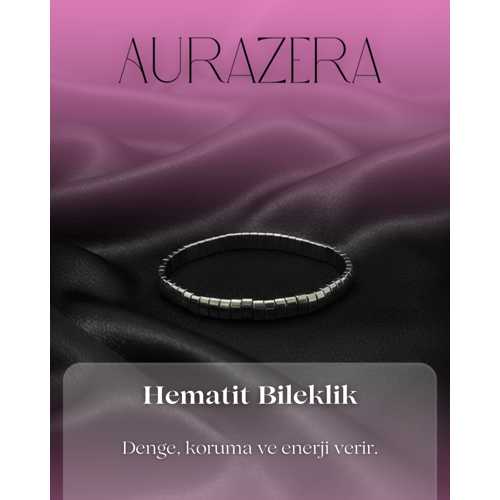 HEMATIT DOĞAL TAŞ BILEKLIK – DENGE, KORUMA, ENERJI