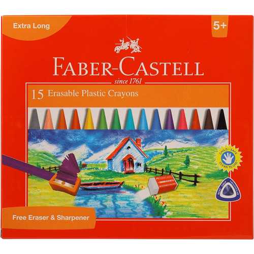 FABER SİLİNEBİLİR MUM BOYA 15 RENK